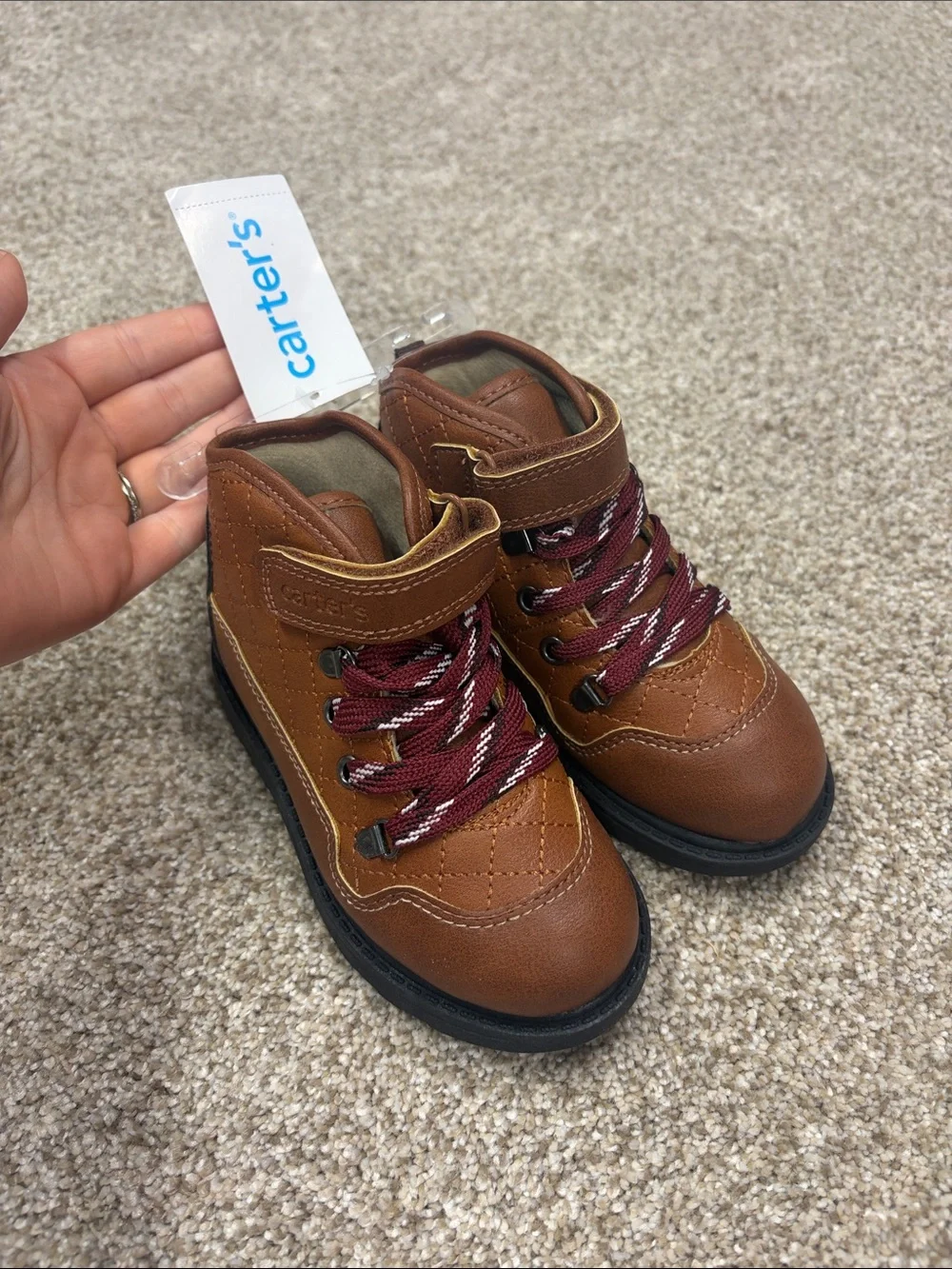 Carter’s NWT boys Boss boots size 8